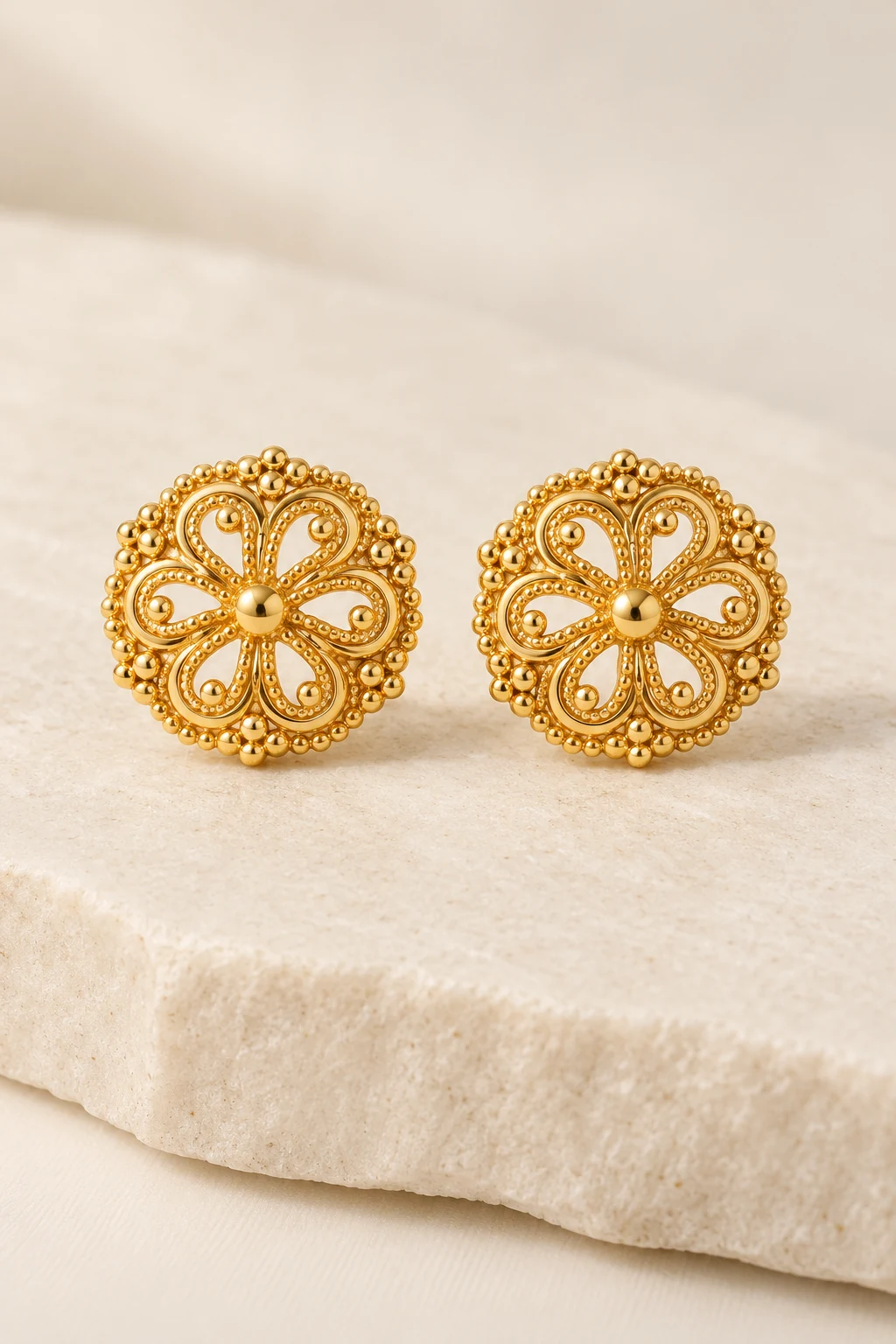 Rosette Studs jewellery design