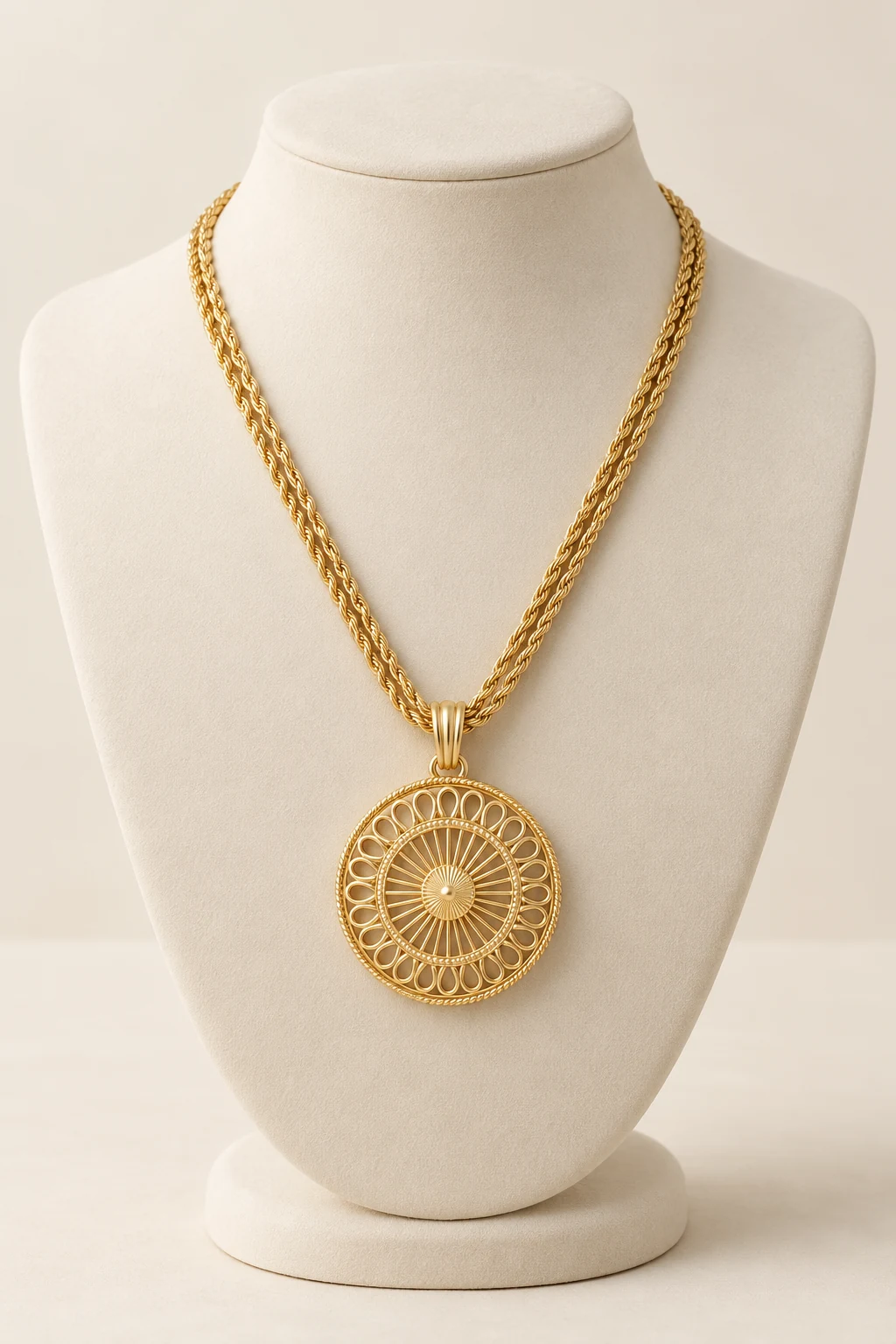 Sunburst Medallion jewellery design